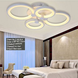 110V or 220V 42W Led Flush Mount/ Modern/Contemporary / Painting Metal / Bedroom / Dining Room / Kitchen / Kids Room