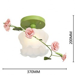 Valentine'S Day The Rose Garden Flowers And Plants Absorb Dome Light Lamp Led