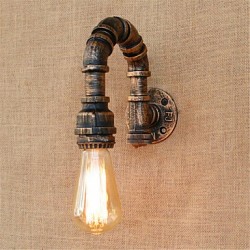 40W E27 Rustic/Lodge Painting Feature for Bulb Included,Ambient Light Wall Sconces Wall Light