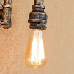 40W E27 Rustic/Lodge Painting Feature for Bulb Included,Ambient Light Wall Sconces Wall Light