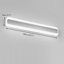 19.7Inch Long High Quality 16W LED Mirror Lamp Bathroom Lights 100-240V Wall Light