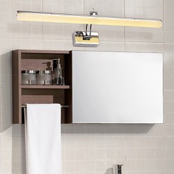 16 LED Integrated Modern/Contemporary Chrome Feature for LED Bulb Included,Ambient Light Bathroom Lighting Wall Light