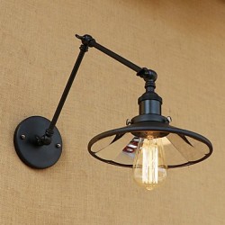 40W E26/E27 Rustic/Lodge Country Retro Painting Feature for Mini Style Swing Arm Bulb Included Wall Lamp