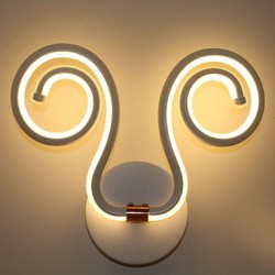 Modern Simple LED Integrated Aluminum Wall Lamp Creative Aisle Bedside Lamps Lighting