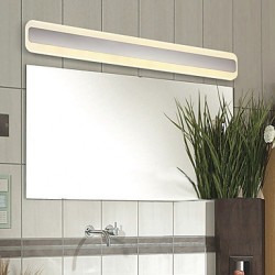 24 LED Integrated Modern/Contemporary Chrome Feature for LED Bulb Included,Ambient Light Bathroom Lighting Wall Light