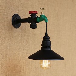 40w E26/E27 Country Novelty Retro Painting Feature for Mini Style Bulb IncludedAmbient Light Wall Sconces Wall Light