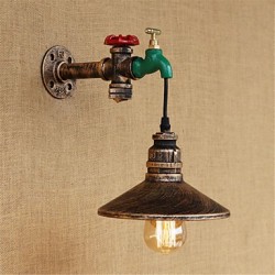 40w E26/E27 Country Novelty Retro Painting Feature for Mini Style Bulb IncludedAmbient Light Wall Sconces Wall Light