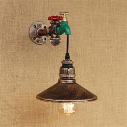 40w E26/E27 Country Novelty Retro Painting Feature for Mini Style Bulb IncludedAmbient Light Wall Sconces Wall Light