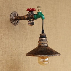 40w E26/E27 Country Novelty Retro Painting Feature for Mini Style Bulb IncludedAmbient Light Wall Sconces Wall Light