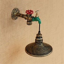 40w E26/E27 Country Novelty Retro Painting Feature for Mini Style Bulb IncludedAmbient Light Wall Sconces Wall Light