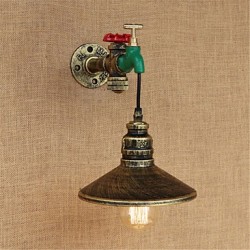 40w E26/E27 Country Novelty Retro Painting Feature for Mini Style Bulb IncludedAmbient Light Wall Sconces Wall Light