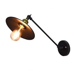 4W E27 Led LightS Buzz Wall Iron Wall Lamp Dumb Black Lightsaber Lamp On Wall Europe And The United States