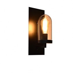 BT1-119 4W E27 Led Light Painted Steel Wall Lamp Dumb Black American Coffee Decoration Retro Wall Light Lightsaber Lamp On Wall