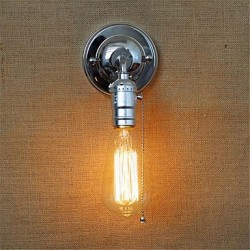 40W E26/E27 Retro Painting Feature for Mini Style Swing Arm Bulb Included,Ambient Light Wall Sconces Wall Light