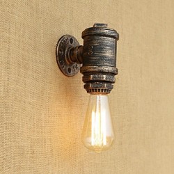 40W E26/E27 Country Retro Painting Feature for Mini Style Bulb Included,Ambient Light Wall Sconces Wall Light