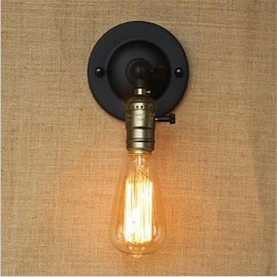 40W E26/E27 Retro Painting Feature for Mini Style Swing Arm Bulb Included,Ambient Light Wall Sconces Wall Light