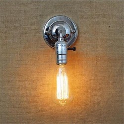 40W E26/E27 Retro Painting Feature for Mini Style Swing Arm Bulb Included,Ambient Light Wall Sconces Wall Light