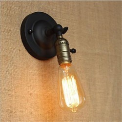 40W E26/E27 Retro Painting Feature for Mini Style Swing Arm Bulb Included,Ambient Light Wall Sconces Wall Light