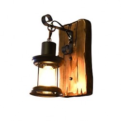 4 E27 Rustic/Lodge Traditional/Classic Painting Feature for LED Bulb Included,Downlight LED Wall Lights Wall Light