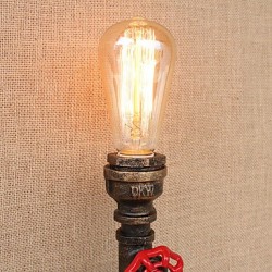 40W E26/E27 Country Retro Painting Feature for Mini Style Bulb Included,Ambient Light Wall Sconces Wall Light