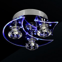 Chandelier Modern LED Crystal Living 3 Lights