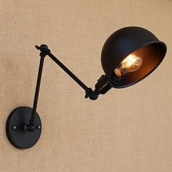 60 E26/E27 Simple Country Retro Painting Feature for Mini Style Swing Arm Eye Protection,Downlight Swing Arm Lights