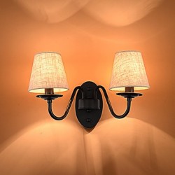 2*60 E14 E12 Rustic/Lodge Simple Vintage Painting FeatureAmbient Light Wall Sconces Wall Light