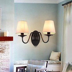 2*60 E14 E12 Rustic/Lodge Simple Vintage Painting FeatureAmbient Light Wall Sconces Wall Light