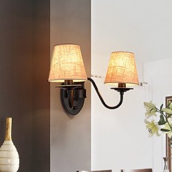 2*60 E14 E12 Rustic/Lodge Simple Vintage Painting FeatureAmbient Light Wall Sconces Wall Light