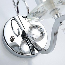 E27 Crystal Modern/Contemporary Electroplated Feature Uplight Wall Sconces Wall Light