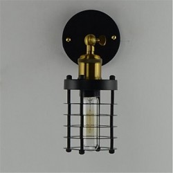 40W E26/E27 Simple Vintage Country Retro Painting Feature for Mini Style Bulb Included,Ambient Light Wall Sconces