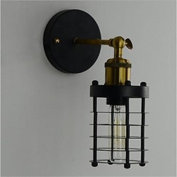 40W E26/E27 Simple Vintage Country Retro Painting Feature for Mini Style Bulb Included,Ambient Light Wall Sconces