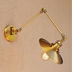 4 E26/E27 Retro Country Electroplated Feature for LED Mini Style Swing Arm Eye Protection Swing Arm Lights