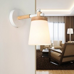 Glassshade And Metal Base Wall Lamp FeatureAmbient Light Wall Sconces Wall Light