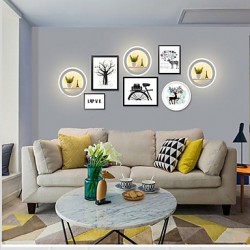 Living Room Wall Lamp LED Minimalist Modern Creativity Minimalist Decorative Wall Lamp Bedroom Bedside Wall Lamp