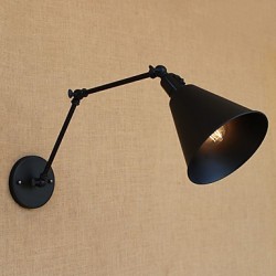 60 E26/E27 LED Country Retro Painting Feature for Mini Style Swing Arm Eye Protection Downlight Swing Arm Lights