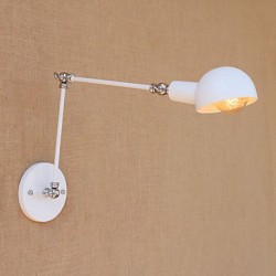 60 E26/E27 Vintage Country Painting Feature for Mini Style Swing Arm Eye Protection,Ambient Light Swing Arm LightsWall