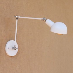 60 E26/E27 Vintage Country Painting Feature for Mini Style Swing Arm Eye Protection,Ambient Light Swing Arm LightsWall