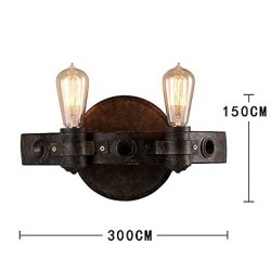 Loft Style Vintage Industrial Creative Personality Metal Wall Lamp for the Coffee Room / Bar / Foyer Decorate Wall Lighting