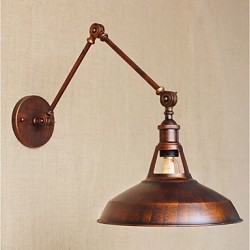 40W E27 Long-arm Half-rusty Industrial Retro Nostalgic Retractable Folding Wall Sconces Wall Light