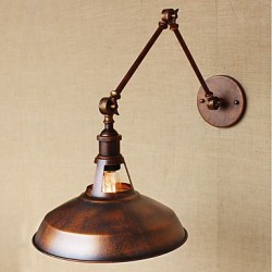 40W E27 Long-arm Half-rusty Industrial Retro Nostalgic Retractable Folding Wall Sconces Wall Light