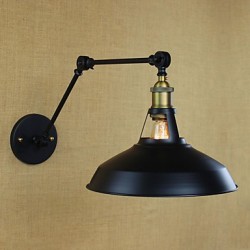 40W E27 Long-arm Half-rusty Industrial Retro Nostalgic Retractable Folding Wall Sconces Wall Light