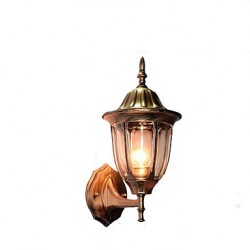 Outdoor Wall Lights, Traditional/Classic E26/E27 Metal