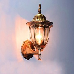 Outdoor Wall Lights, Traditional/Classic E26/E27 Metal