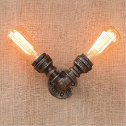 40W E27 BG803-2 Nostalgia Simple Water Pipe Decorative Small Wall Lamp Wall Light