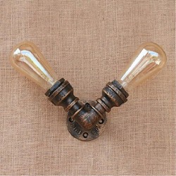 40W E27 BG803-2 Nostalgia Simple Water Pipe Decorative Small Wall Lamp Wall Light