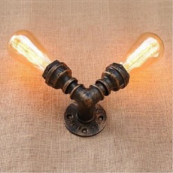 40W E27 BG803-2 Nostalgia Simple Water Pipe Decorative Small Wall Lamp Wall Light