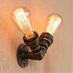 40W E27 BG803-2 Nostalgia Simple Water Pipe Decorative Small Wall Lamp Wall Light