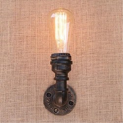 40W E27 BG817 Nostalgia Simple Water Pipe Decorative Small Wall Lamp Wall Light