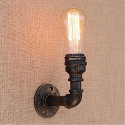 40W E27 BG817 Nostalgia Simple Water Pipe Decorative Small Wall Lamp Wall Light